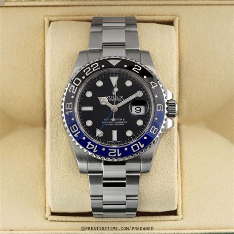 rolex gmt master ii batman used|rolex gmt master 11 batman.